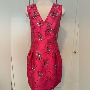 Carolina Herrera Mirrored Floral party dress Size 10